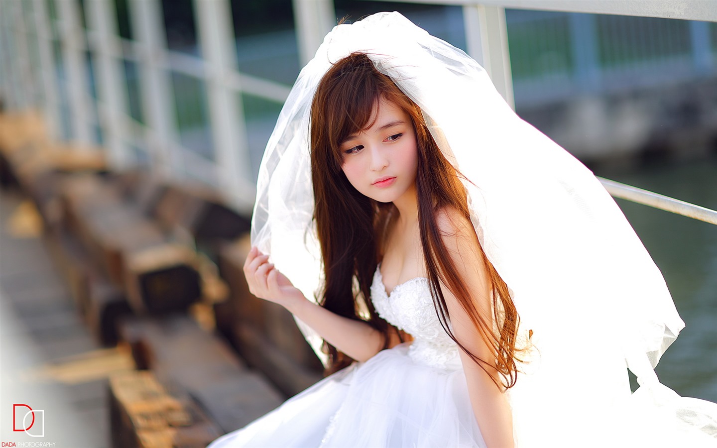 순수하고 사랑스러운 젊은 아시아 여자의 HD 월페이퍼 컬렉션 (5) #15 - 1440x900