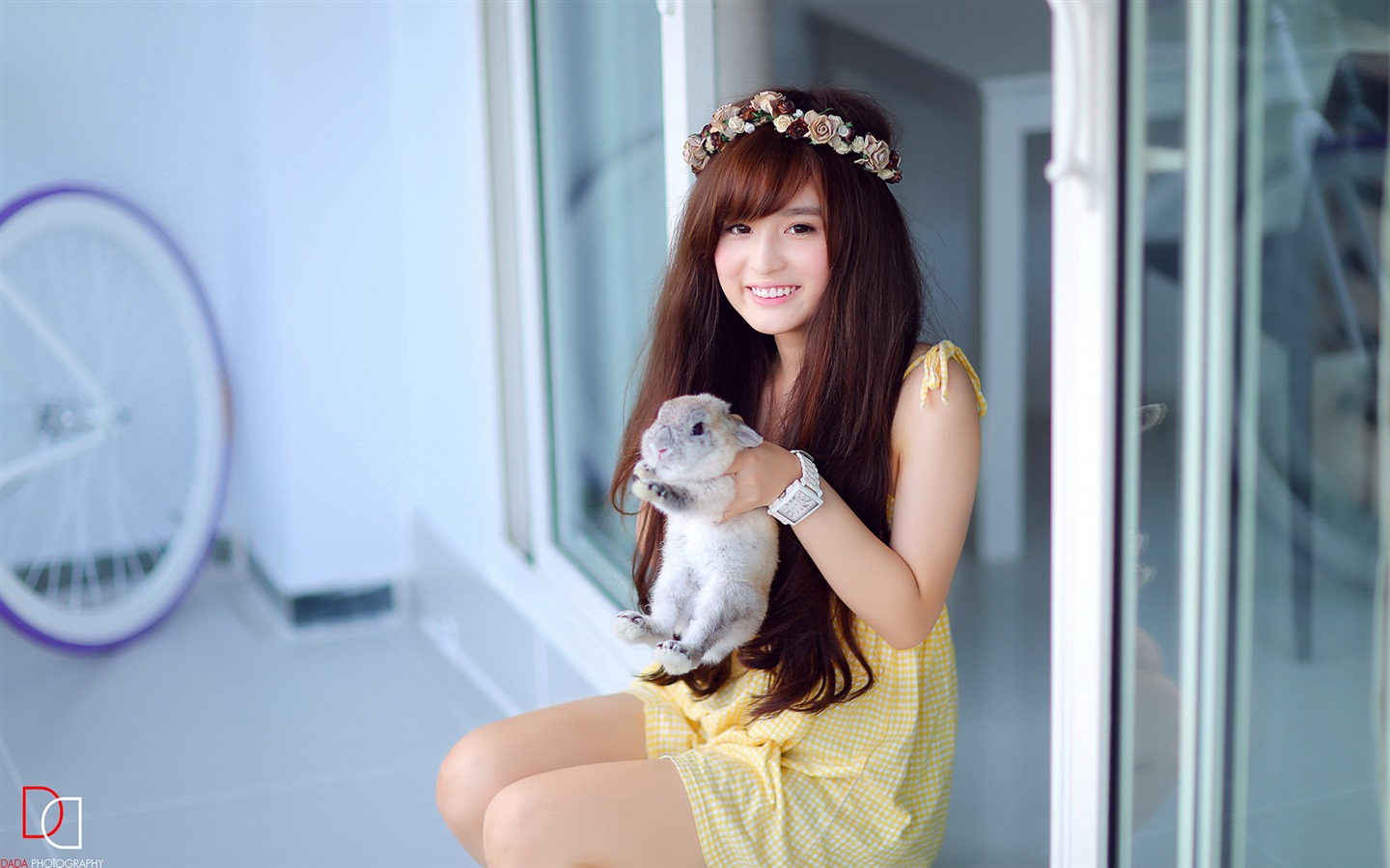 순수하고 사랑스러운 젊은 아시아 여자의 HD 월페이퍼 컬렉션 (5) #23 - 1440x900