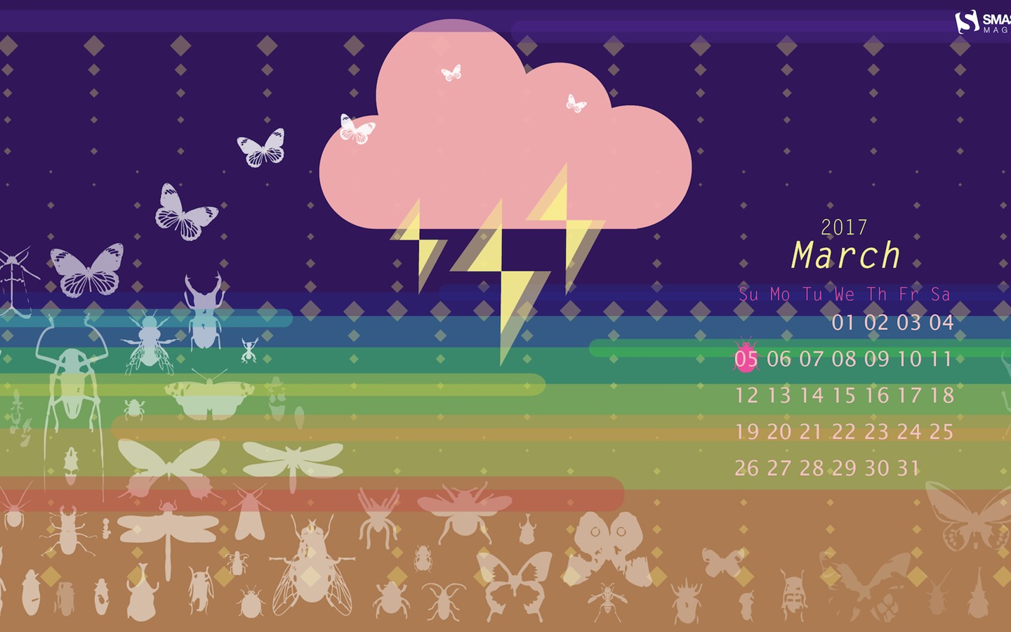 Fond d'écran calendrier mars 2017 (2) #8 - 1440x900