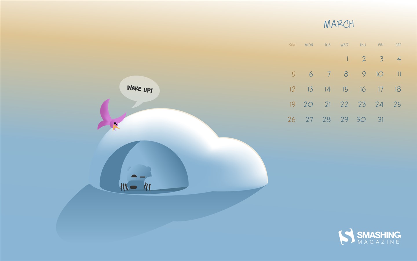 March 2017 calendar wallpaper (2) #20 - 1440x900