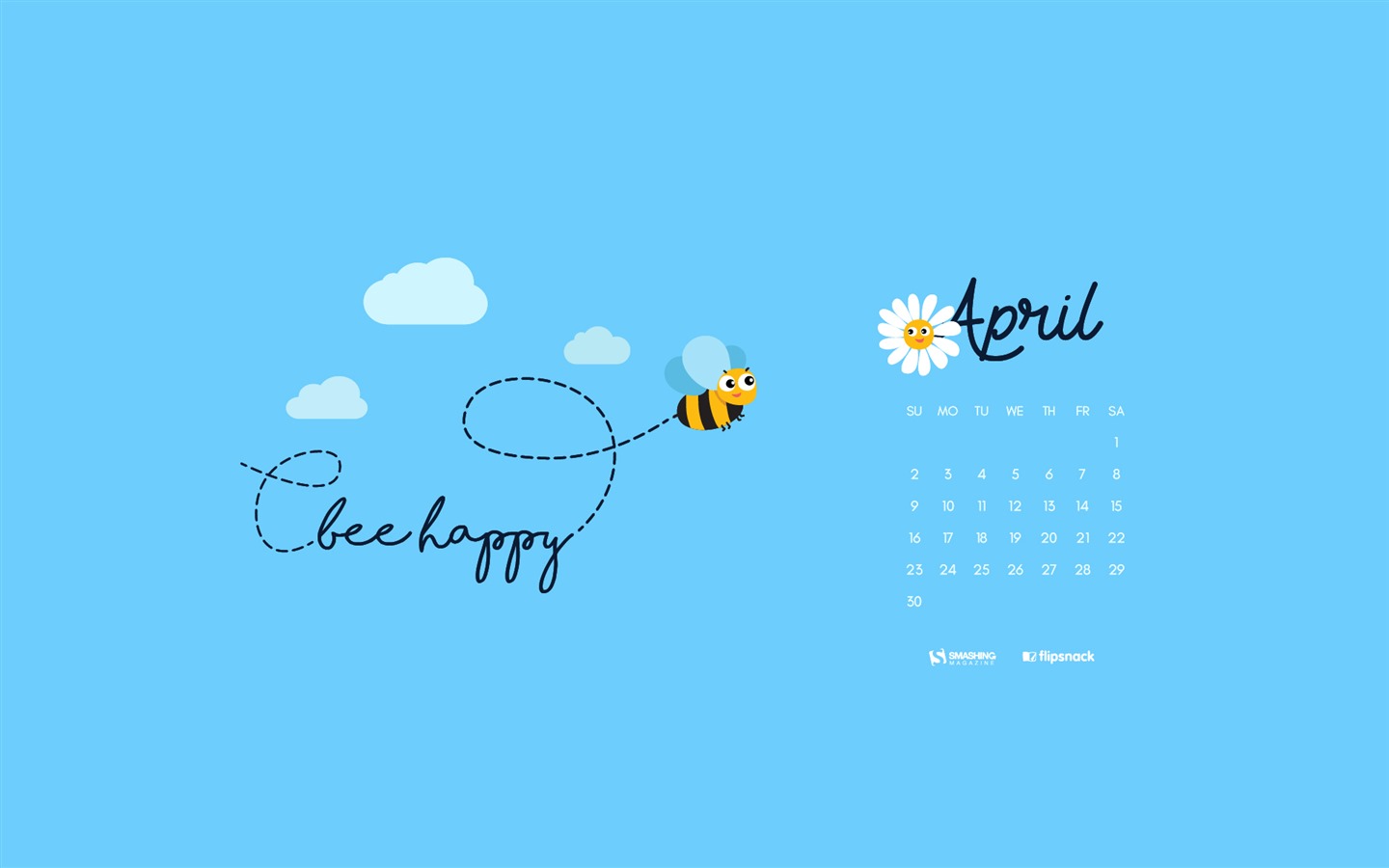 Fondo de pantalla calendario abril 2017 (1) #13 - 1440x900