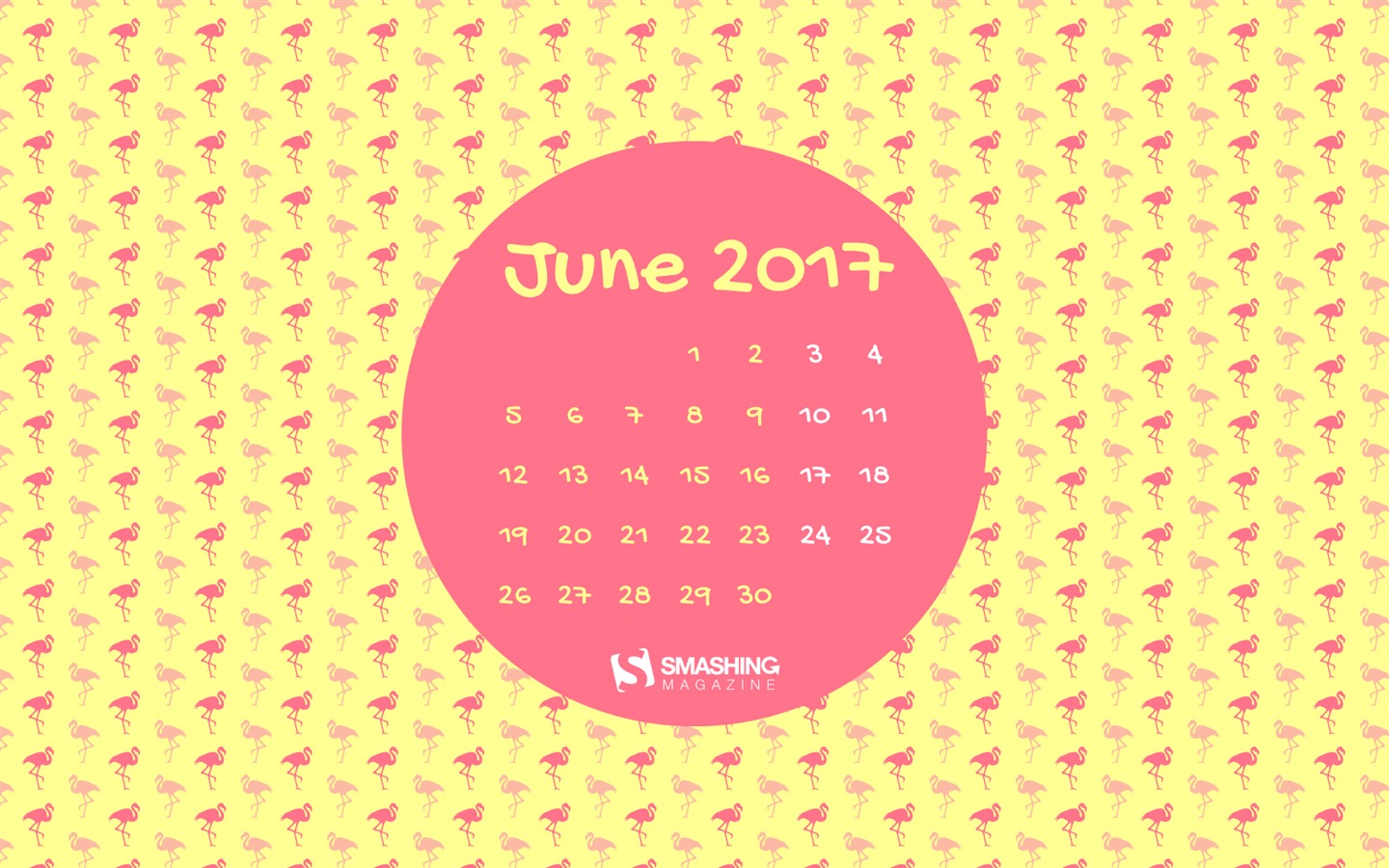 Červen 2017 kalendář tapety #2 - 1440x900