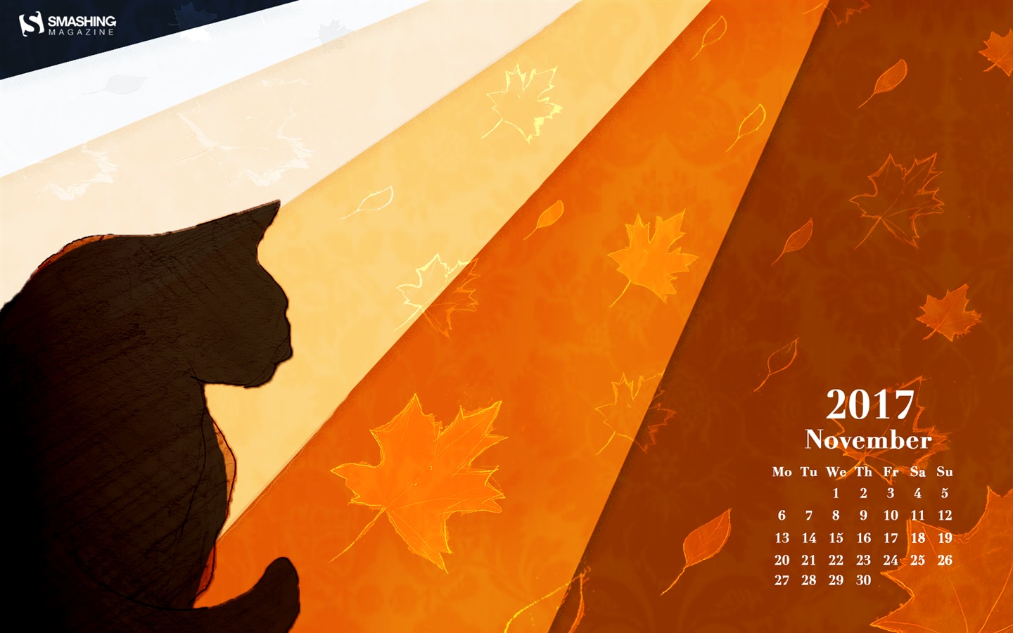 November 2017 calendar wallpaper #15 - 1440x900