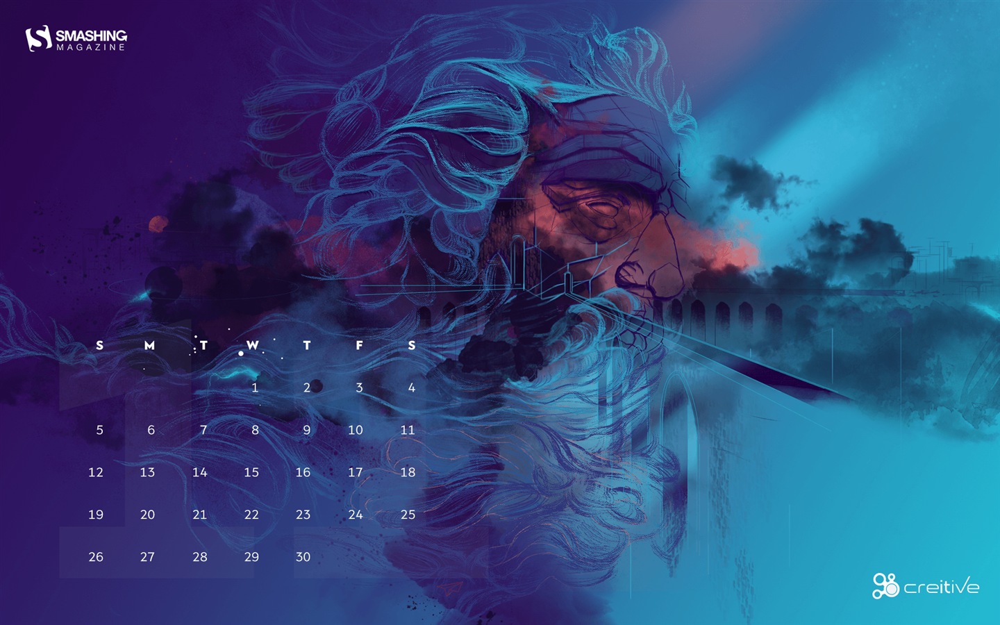 2017年11月 月曆壁紙 #25 - 1440x900