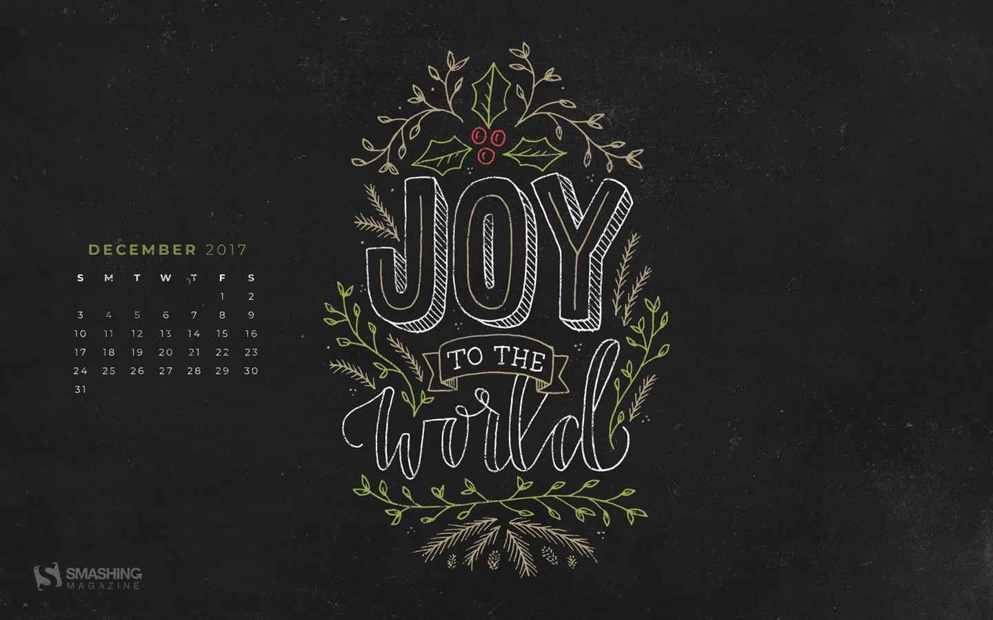 December 2017 Calendar Wallpaper #14 - 1440x900