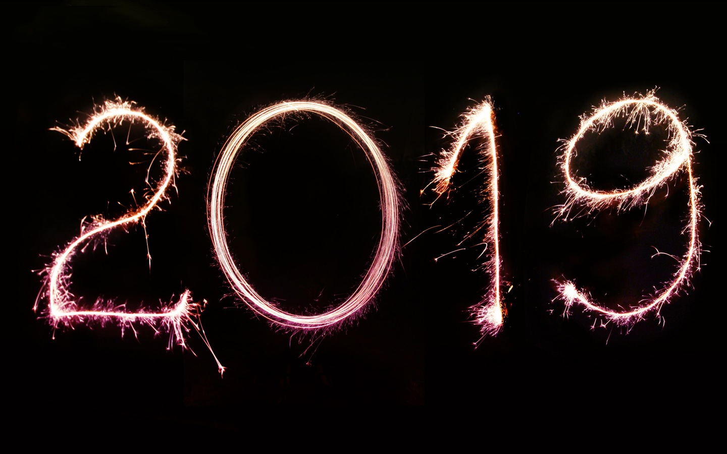 Šťastný nový rok 2019 HD tapety #7 - 1440x900