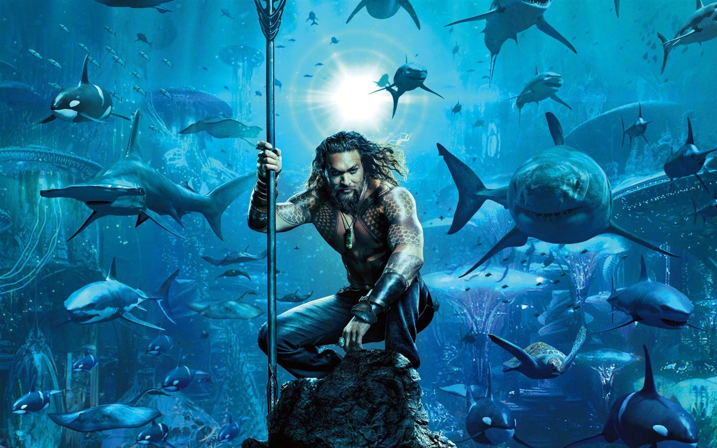 Aquaman 海王，漫威电影高清壁纸11 - 1440x900
