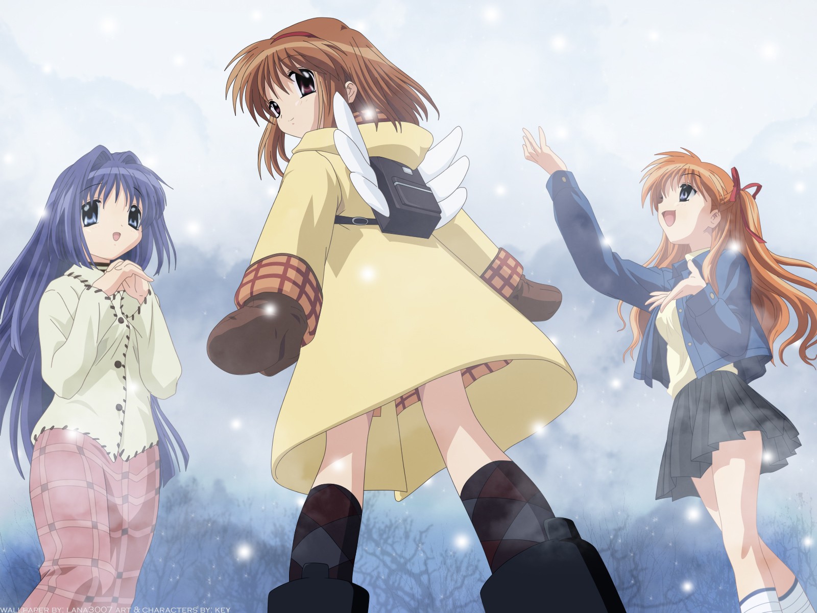雪之少女壁紙專輯 #18 - 1600x1200