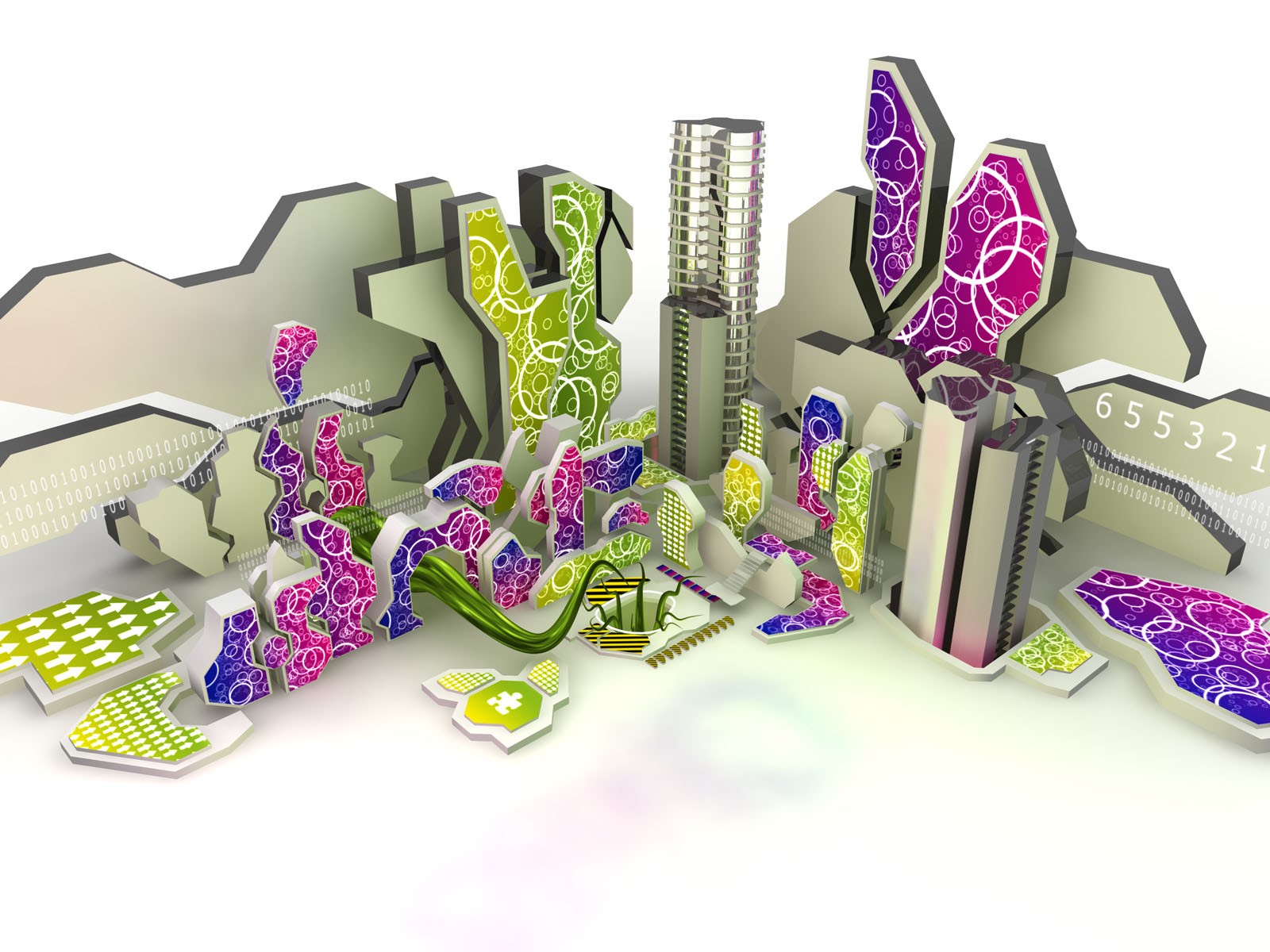 3D立體設計壁紙(二) #18 - 1600x1200