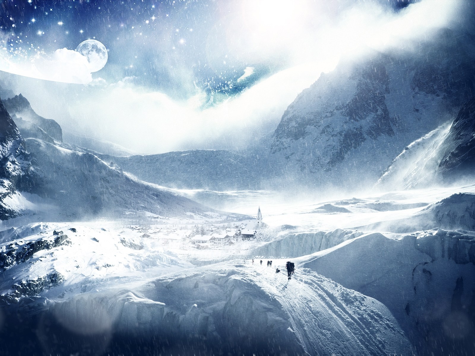 Creative synthesis of the visual wallpaper #9 - 1600x1200