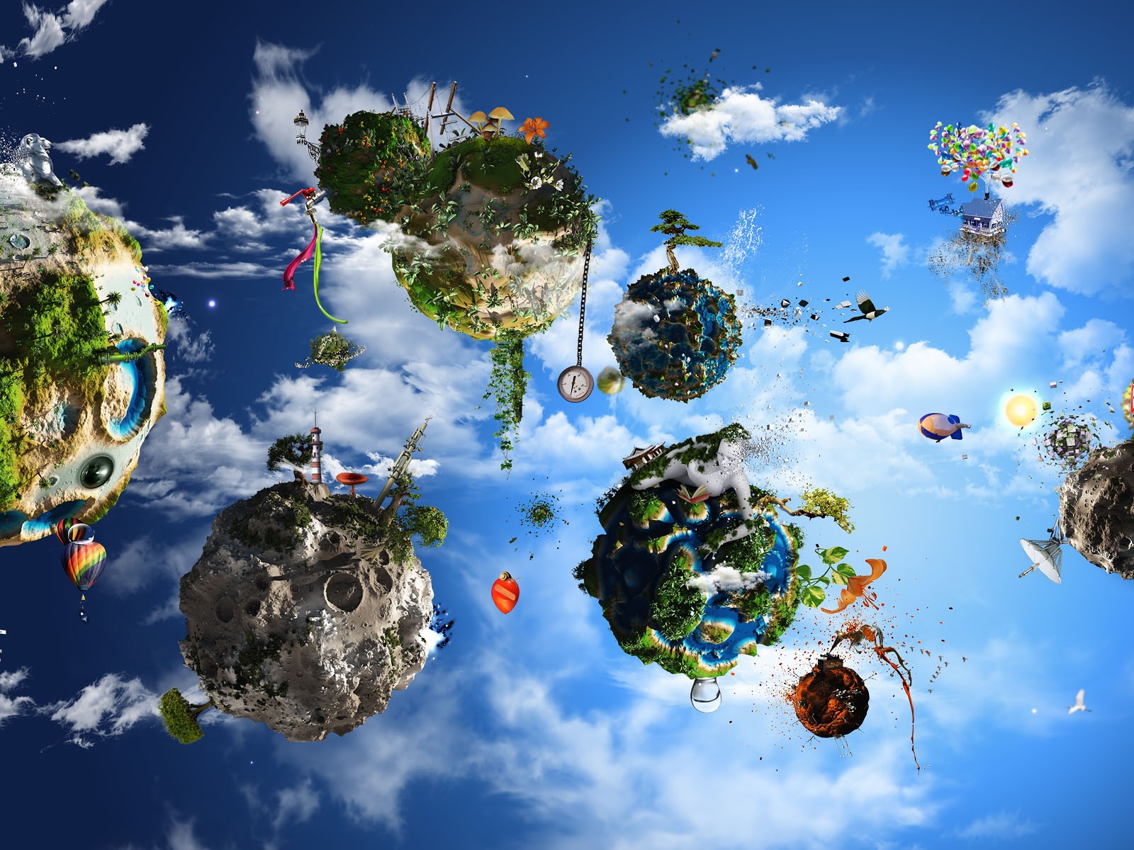Creative synthesis of the visual wallpaper #13 - 1600x1200