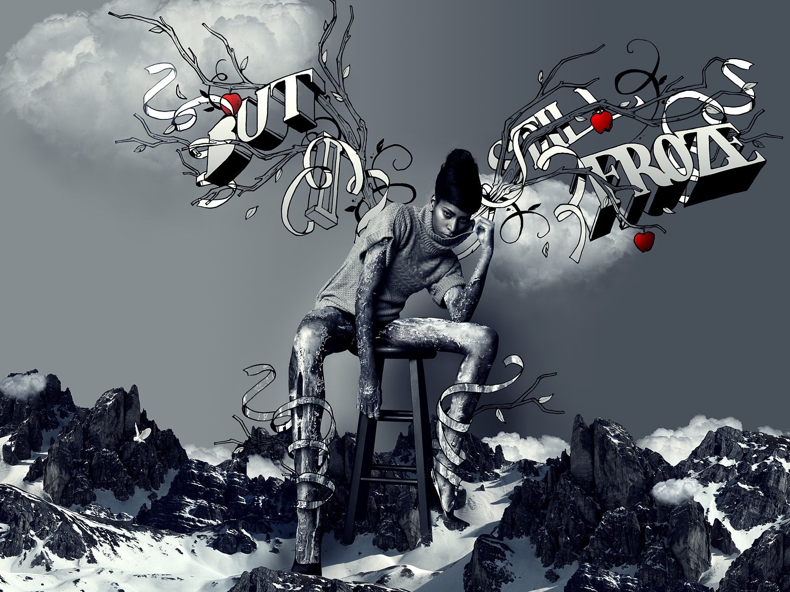 Creative synthesis of the visual wallpaper #23 - 1600x1200