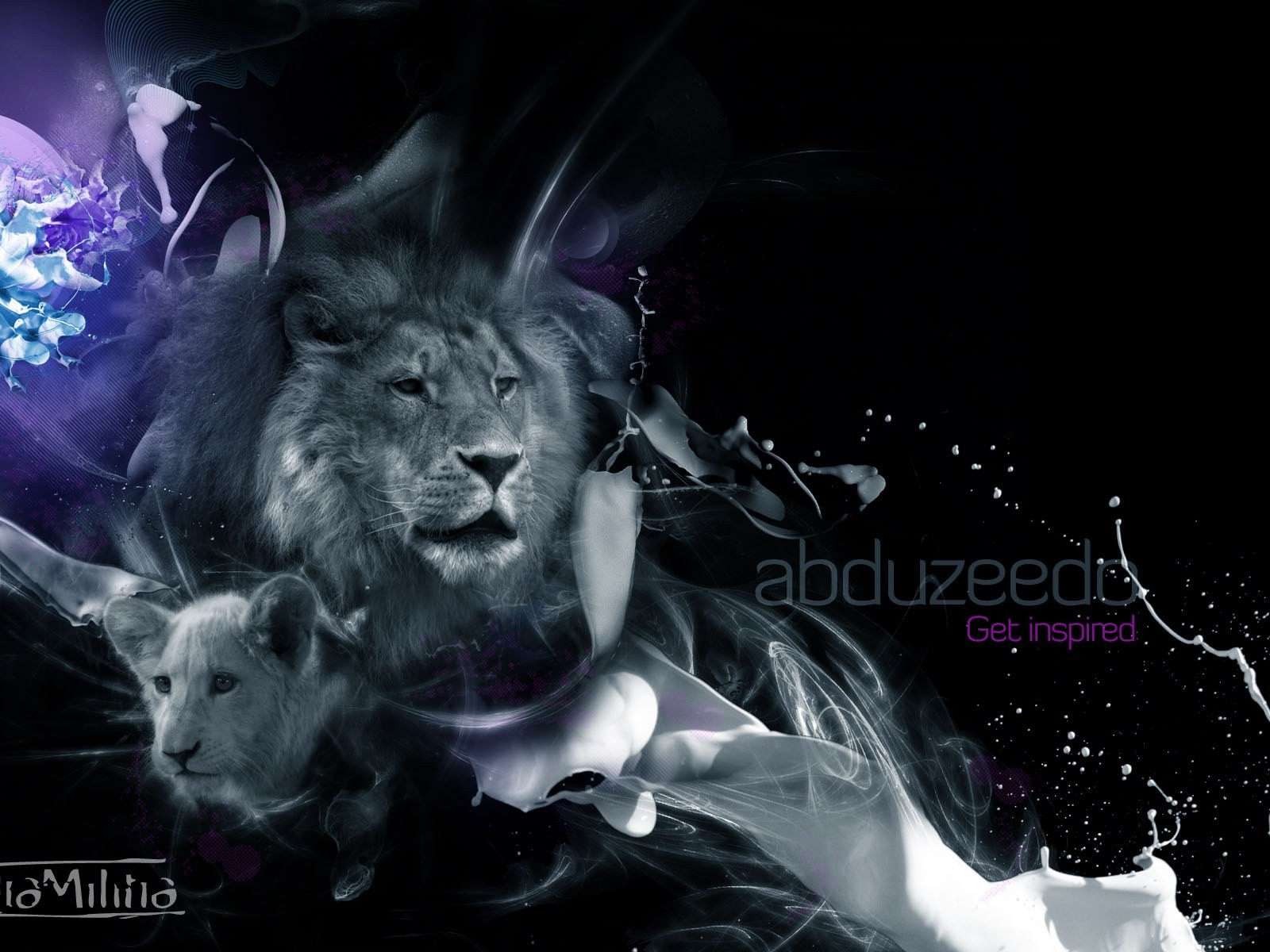 Creative synthesis of the visual wallpaper #25 - 1600x1200