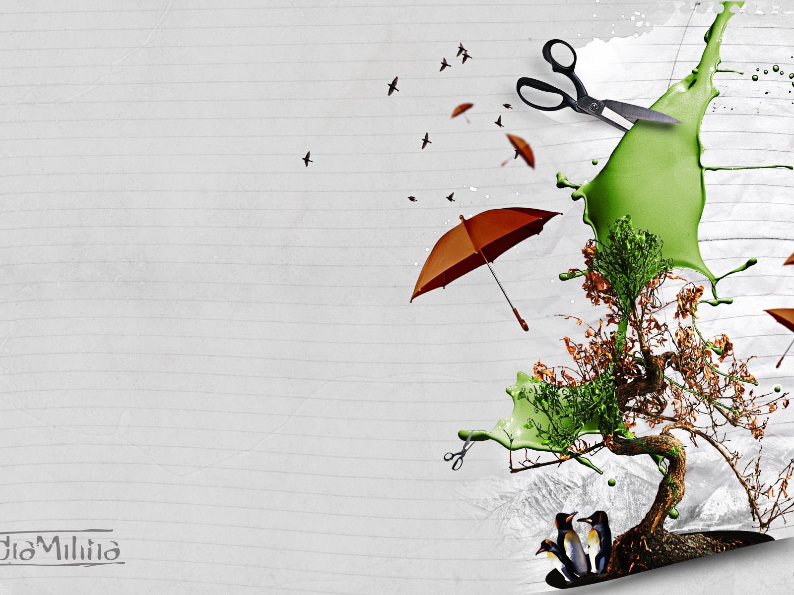 Creative syntézu vizuální tapety #26 - 1600x1200