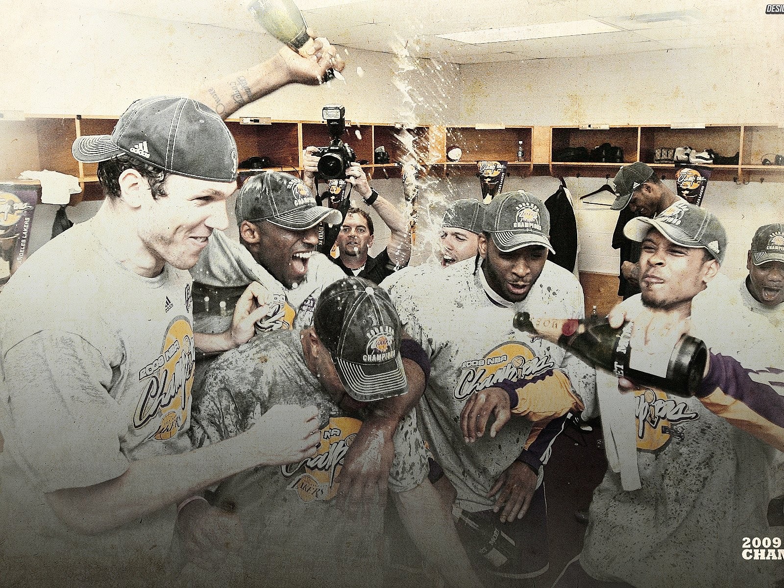 NBA2009總冠軍湖人隊壁紙 #4 - 1600x1200