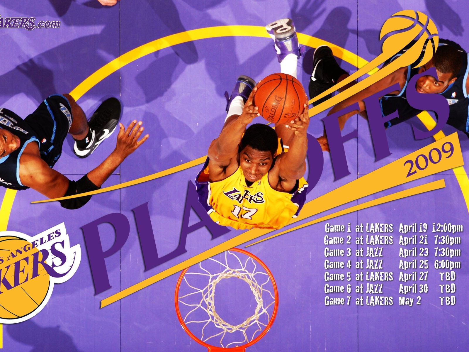 NBA2009總冠軍湖人隊壁紙 #8 - 1600x1200