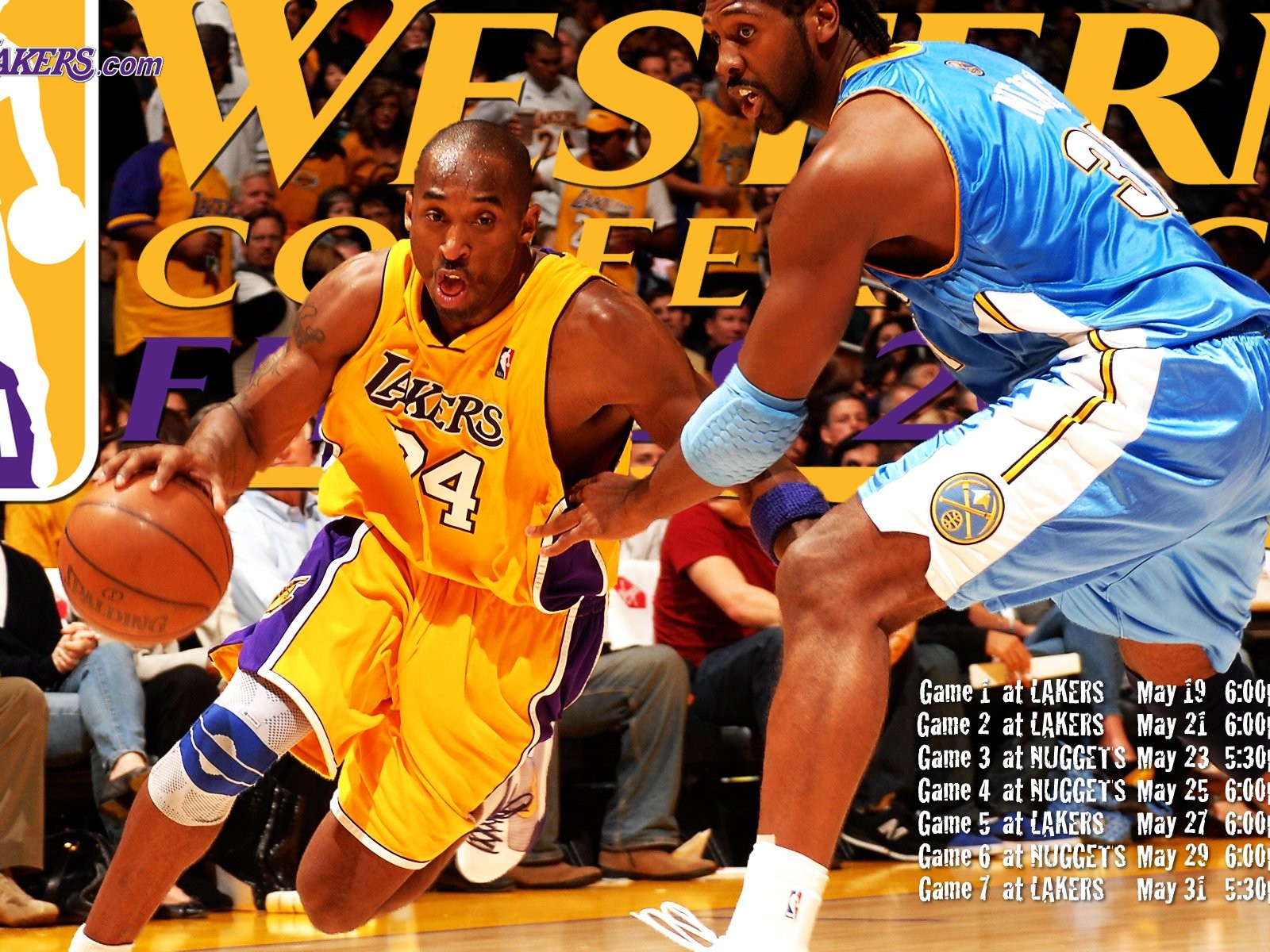 NBA2009总冠军湖人队壁纸10 - 1600x1200