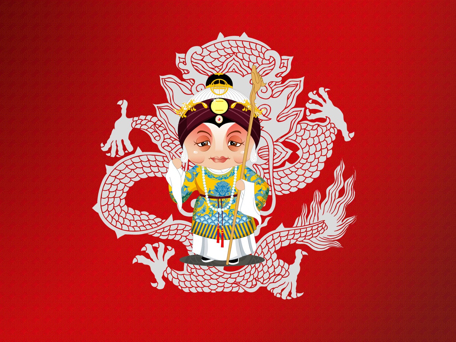 Q verze operních postav roztomilé wallpaper #30 - 1600x1200
