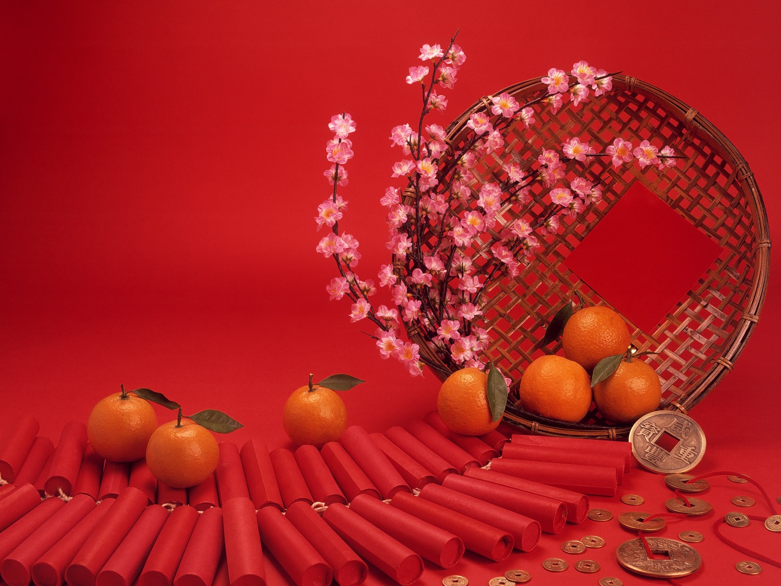 중국 바람 축제 붉은 벽지 #40 - 1600x1200