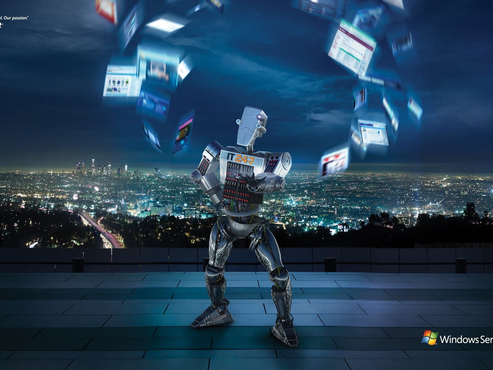 Windows IT機器人廣告 #1 - 1600x1200