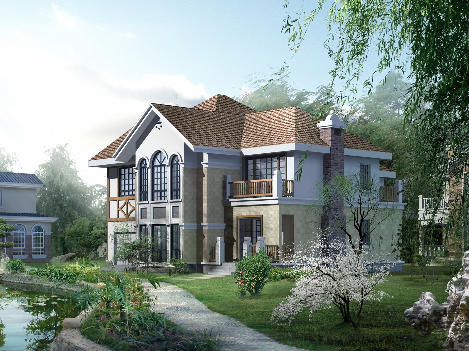 Vliv krajiny na plochu HD architektury #1 - 1600x1200