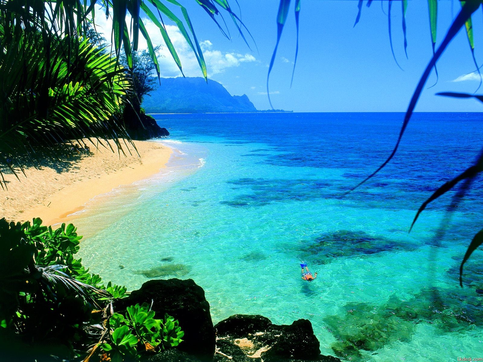 ハワイアンビーチの風景 #18 - 1600x1200