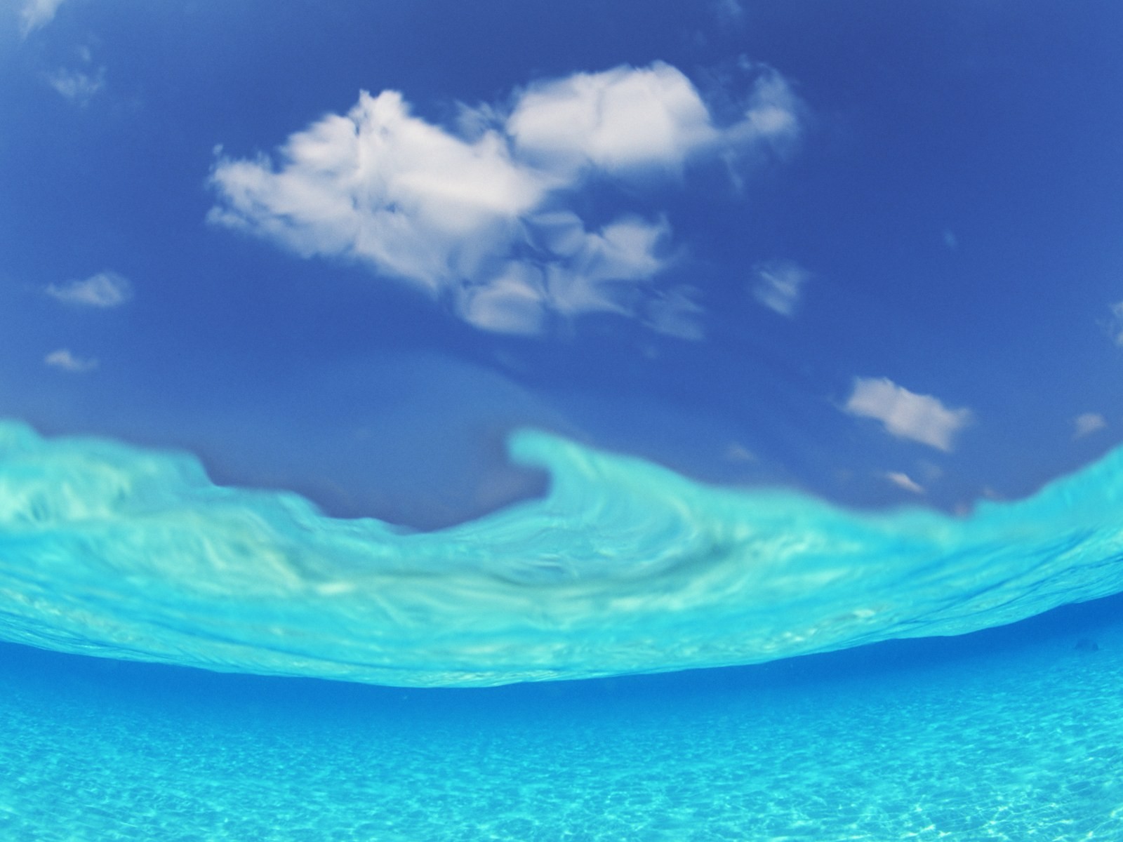 Malediven Wasser und blauer Himmel #25 - 1600x1200
