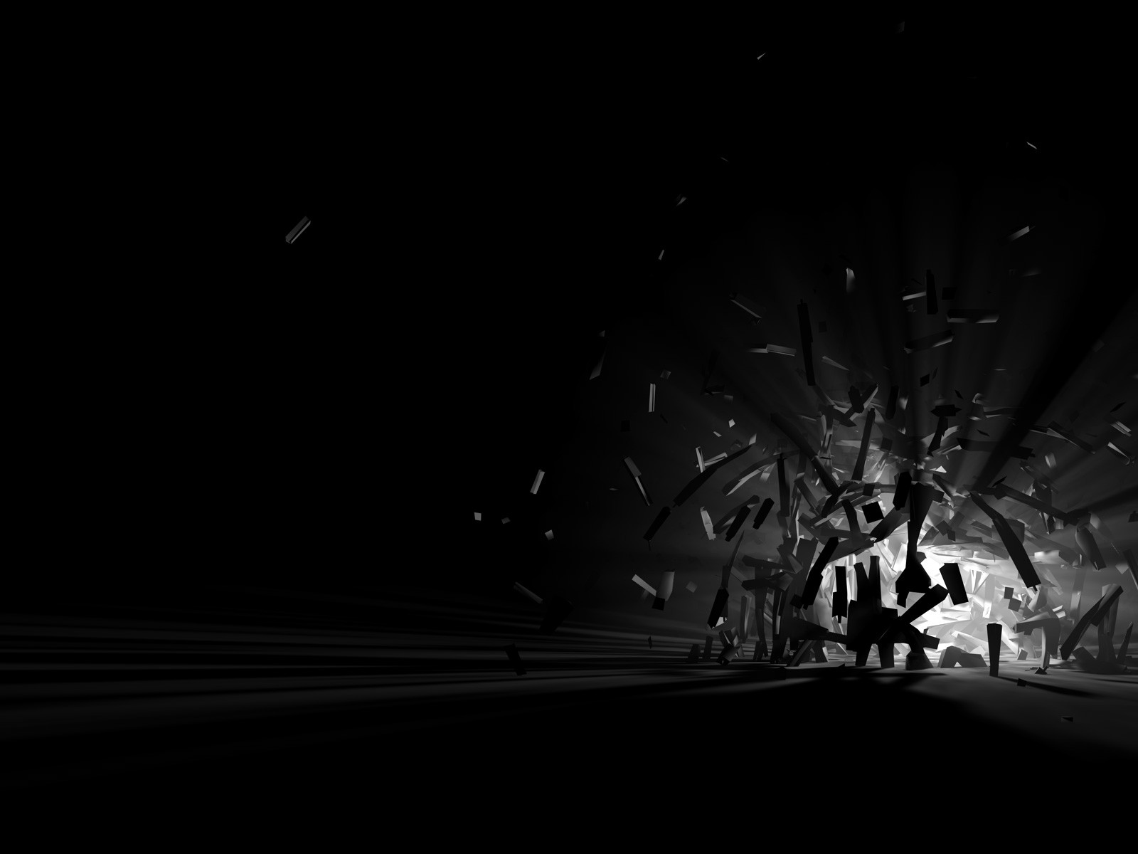 非主流黑色主題壁紙 #33 - 1600x1200