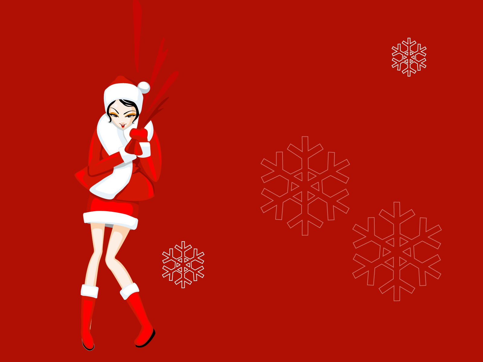 Christmas Wallpaper illustration MM #19 - 1600x1200