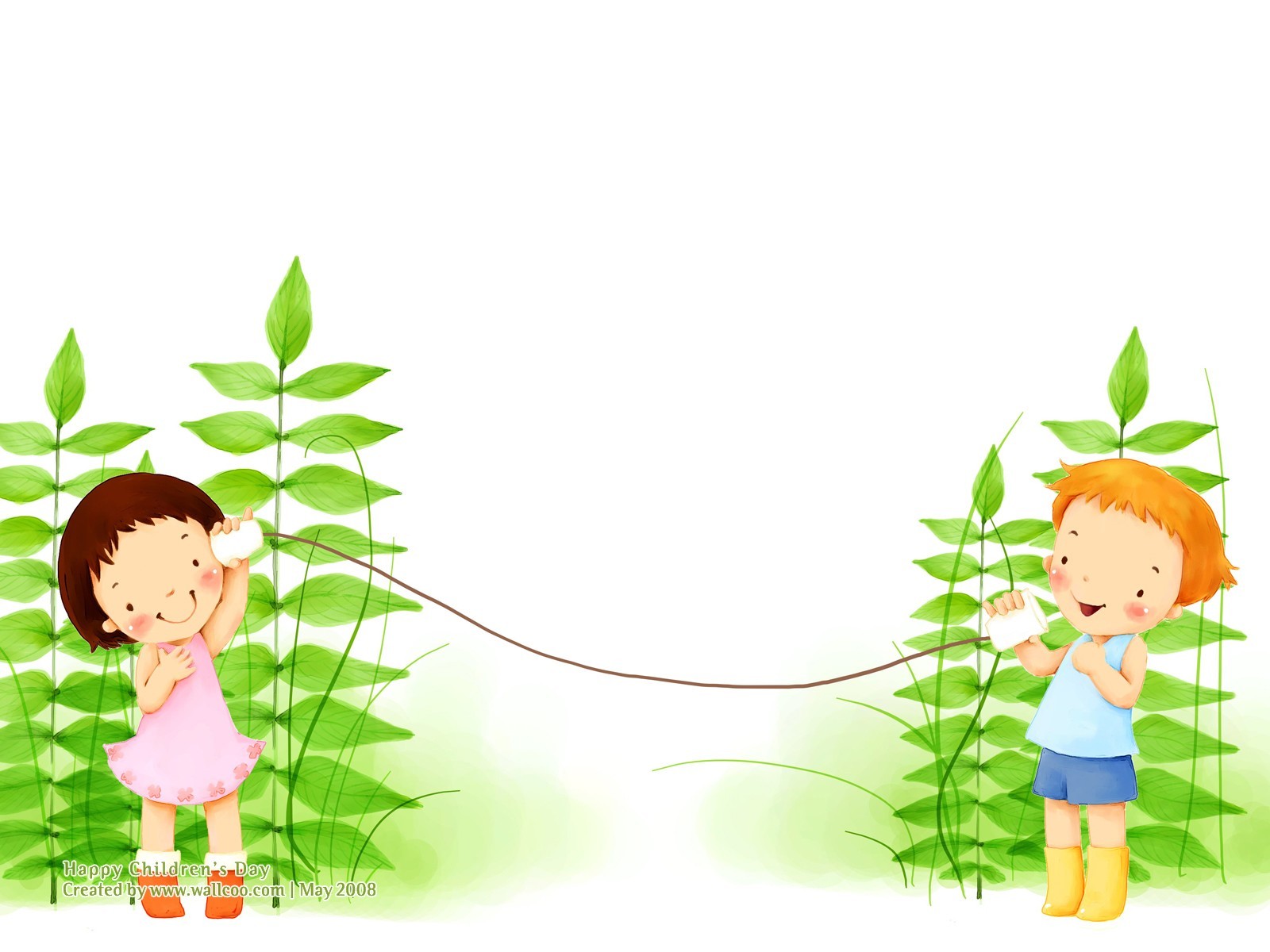 Lovely Children's Day wallpaper illustrator #2 - 1600x1200