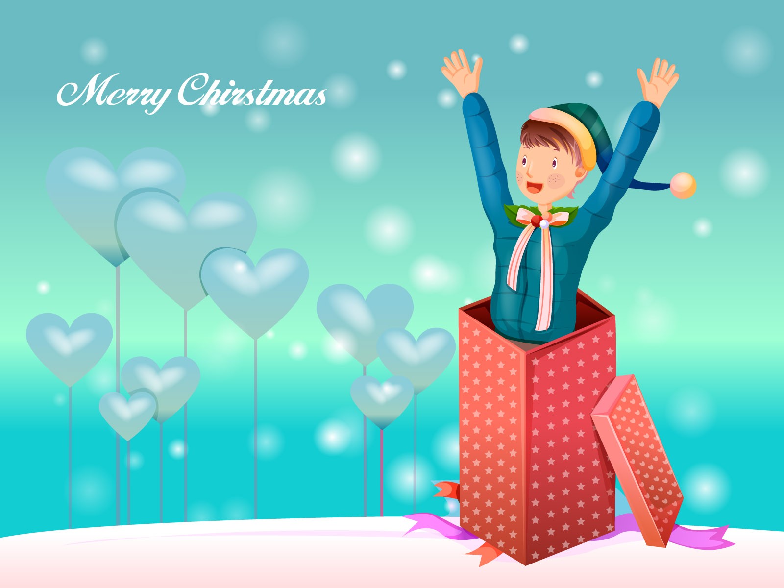 Christmas Winter Wallpaper chapter of Vector #30 - 1600x1200