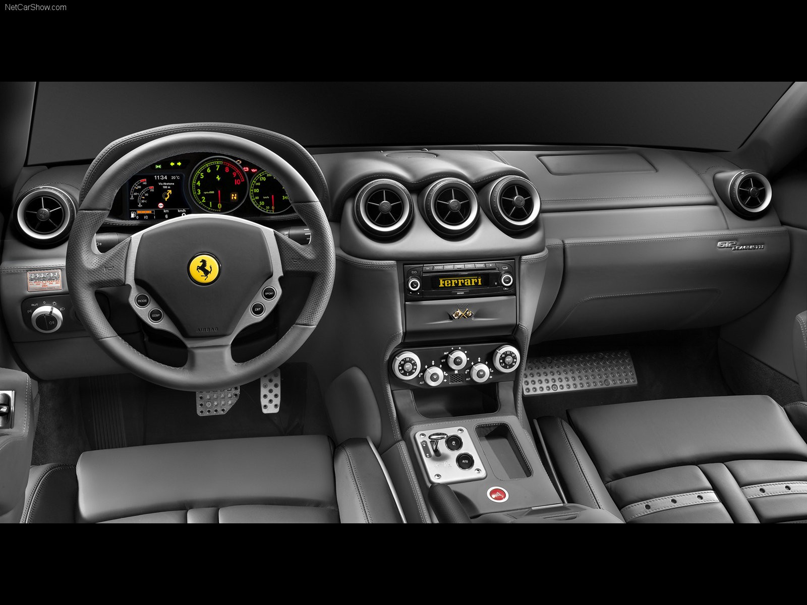 White Skull Ferrari F430 Wallpapers #2 - 1600x1200