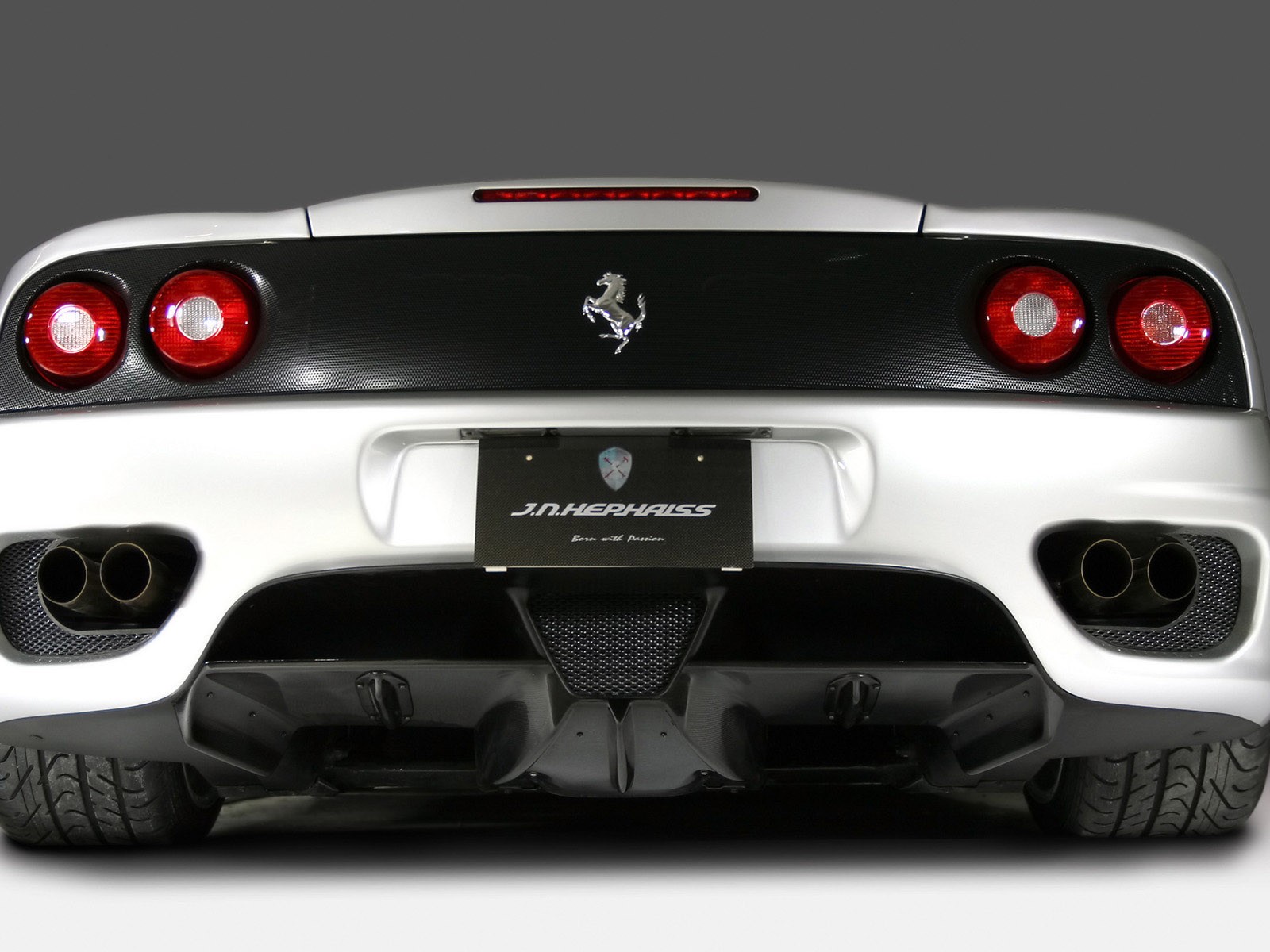 白色骷髏 法拉利F430壁紙 #3 - 1600x1200