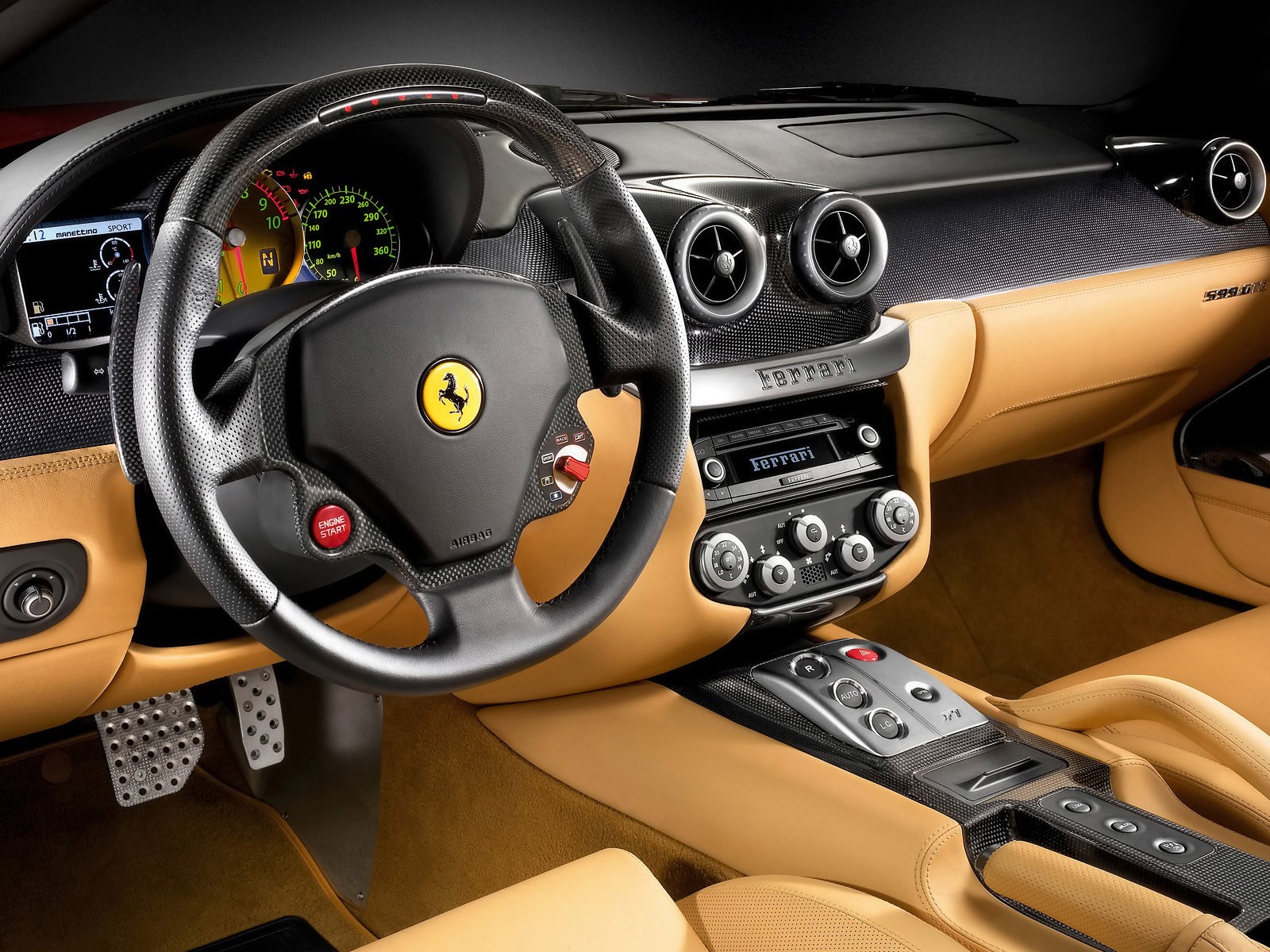 白色骷髏 法拉利F430壁紙 #4 - 1600x1200