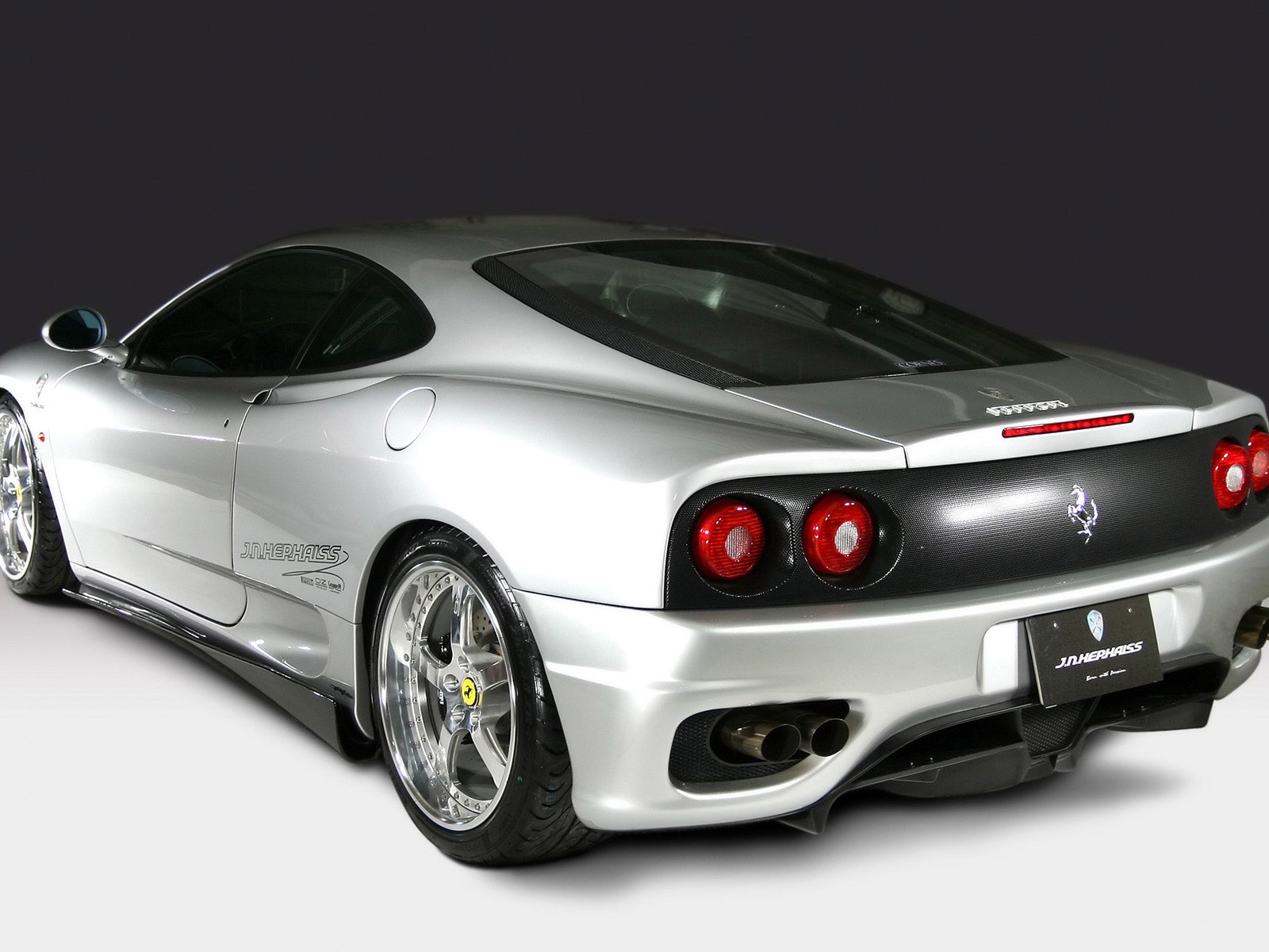 화이트 해골 페라리 F430 배경 화면 #5 - 1600x1200