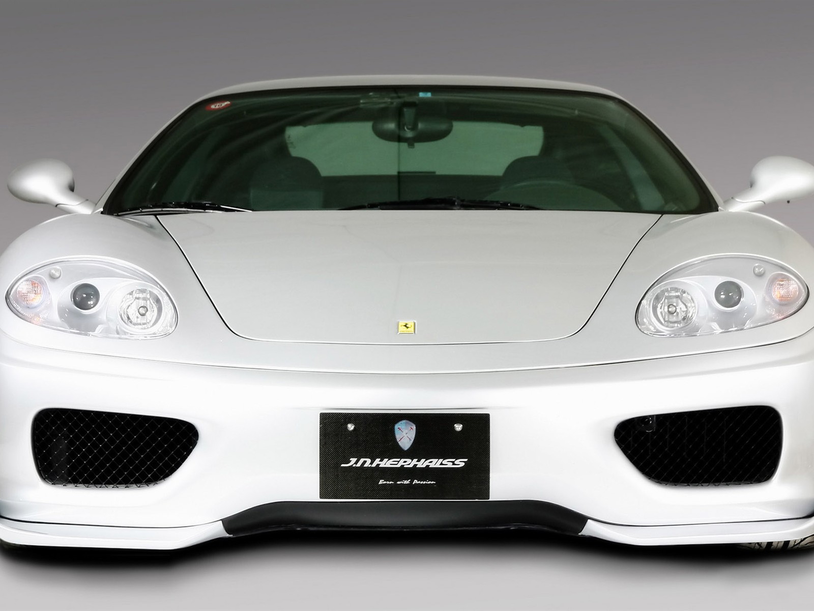 화이트 해골 페라리 F430 배경 화면 #6 - 1600x1200