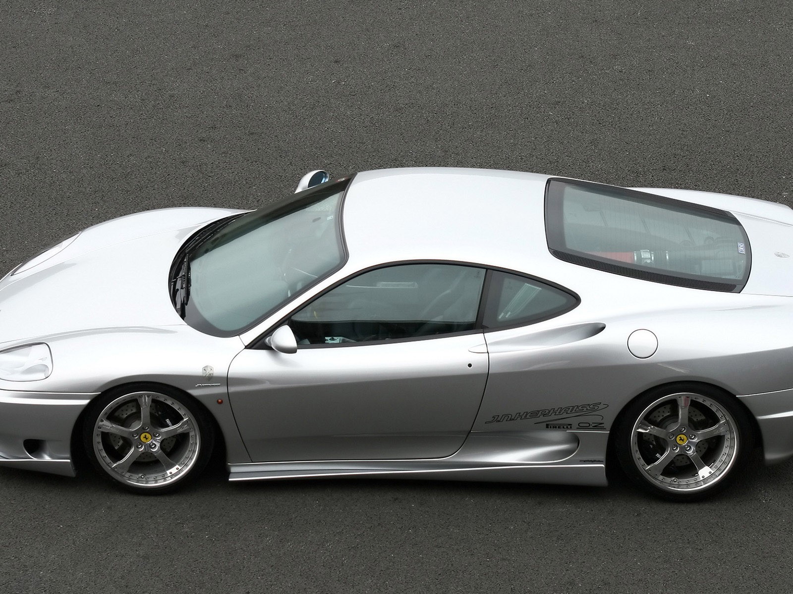 화이트 해골 페라리 F430 배경 화면 #7 - 1600x1200