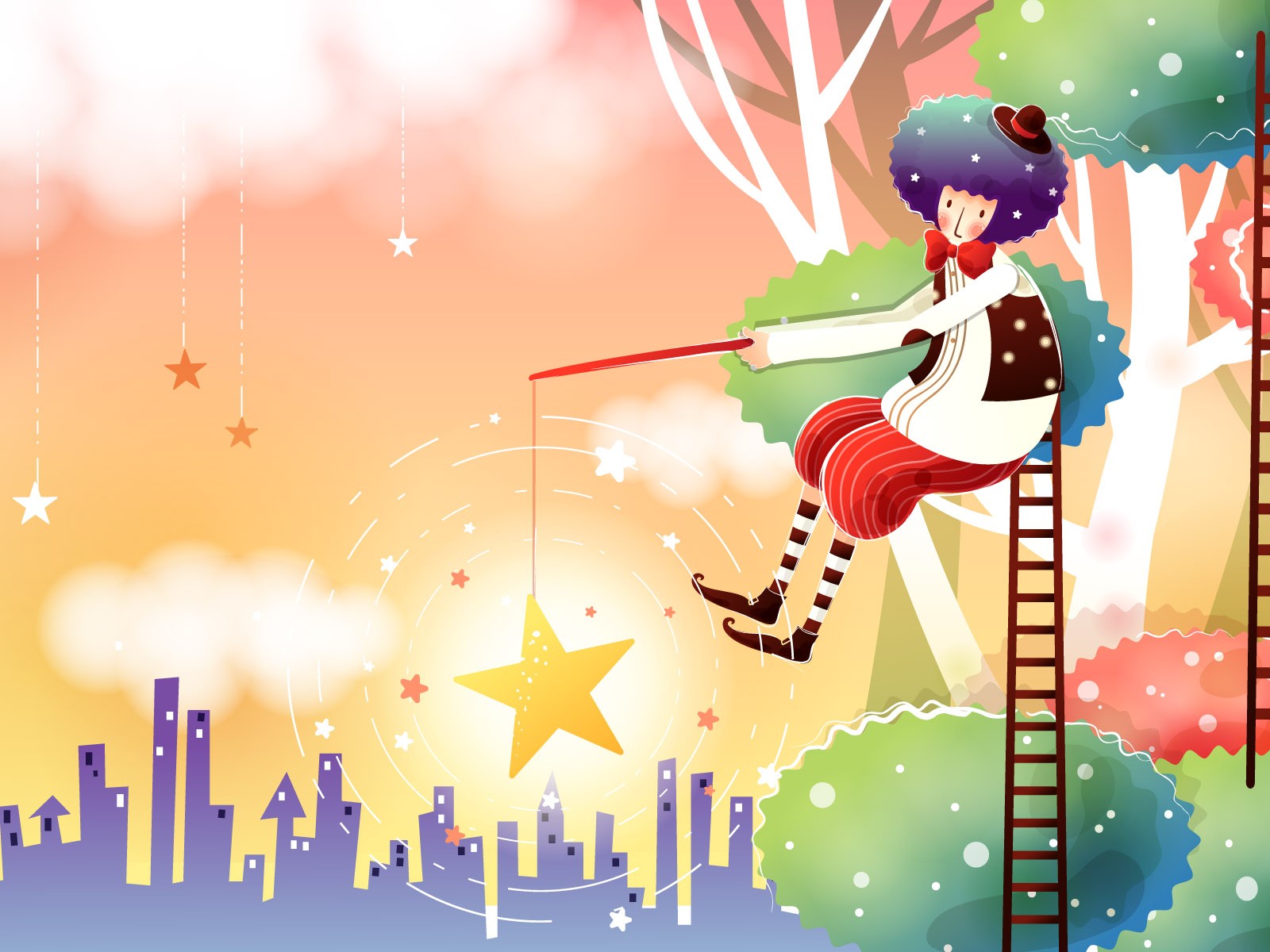 夢幻童話 卡通壁紙 #37 - 1600x1200