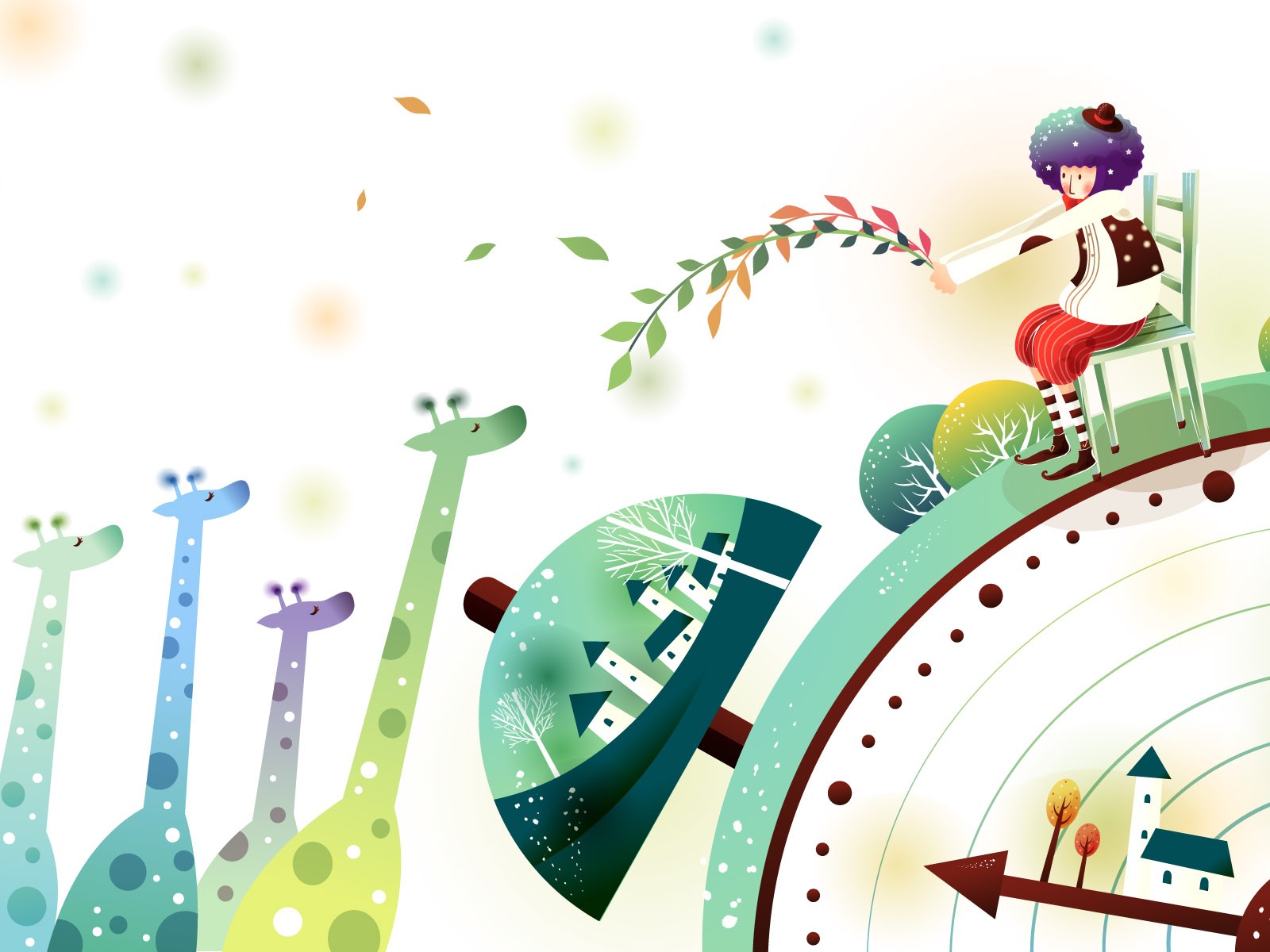 夢幻童話 卡通壁紙 #3 - 1600x1200