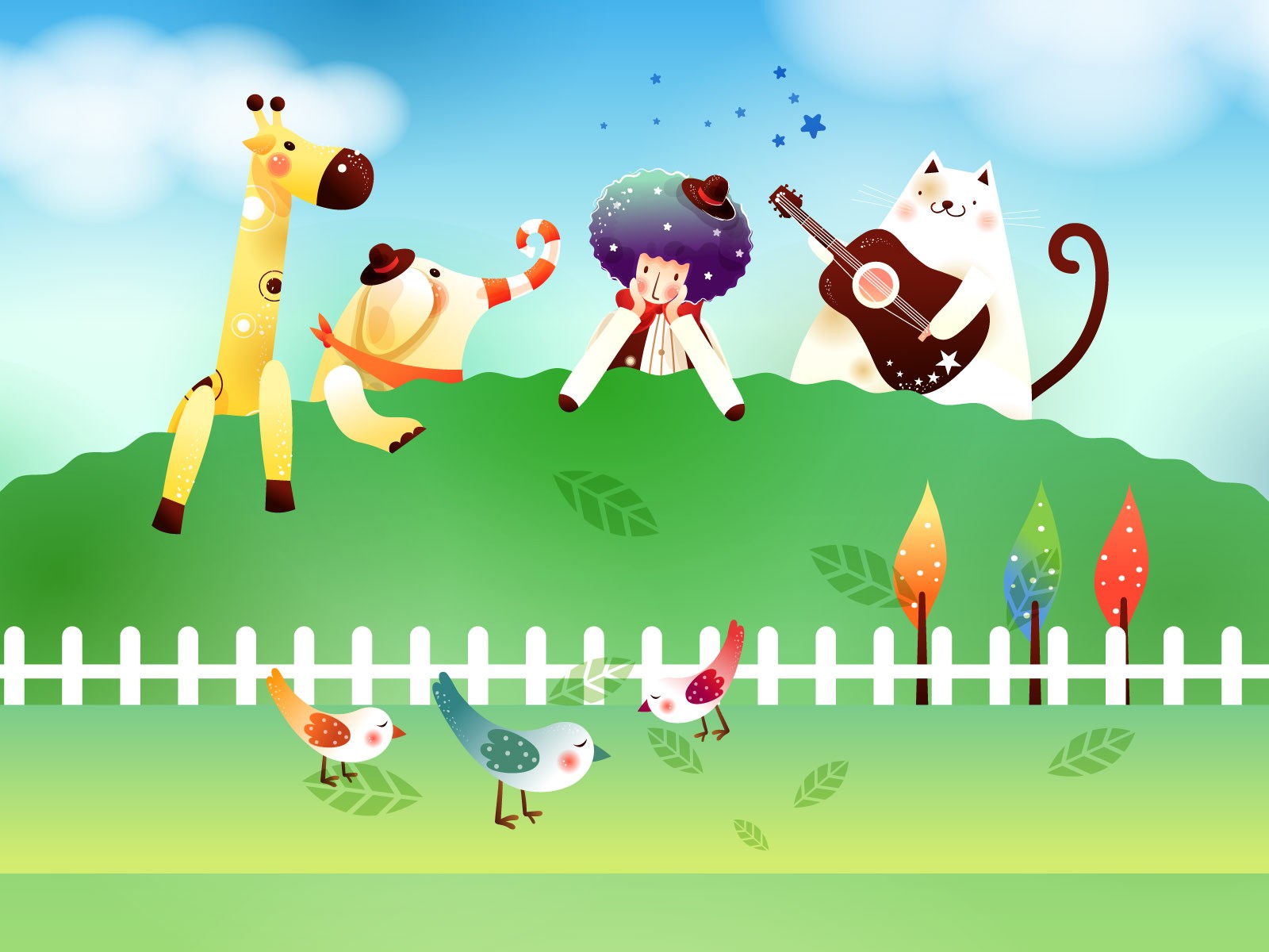 夢幻童話 卡通壁紙 #29 - 1600x1200