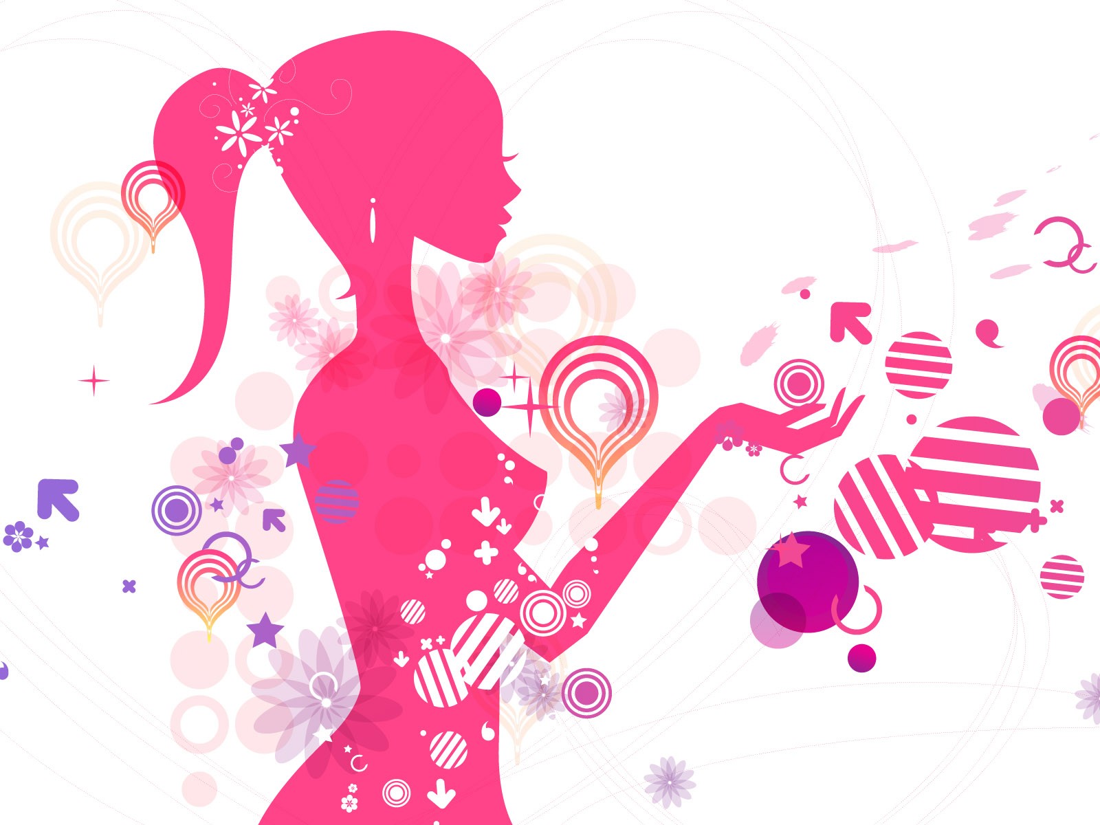 Vector Woman Tapete #32 - 1600x1200