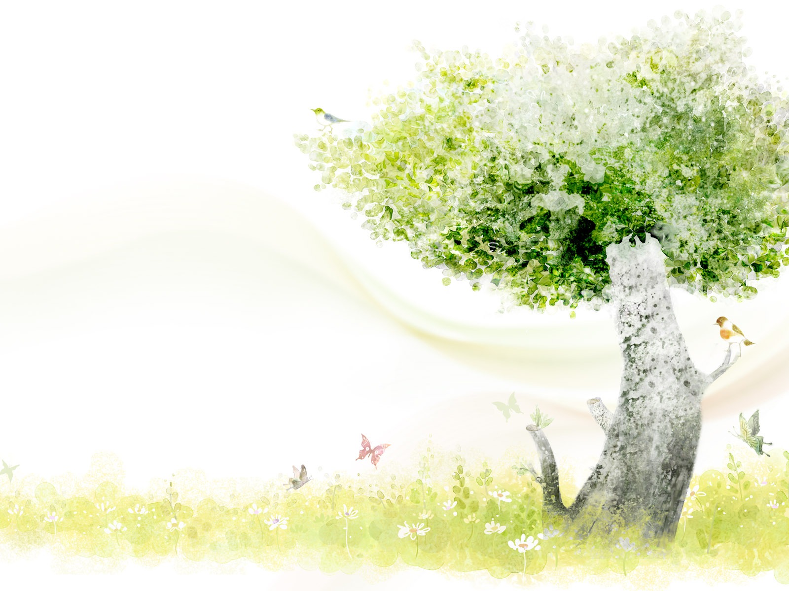 卡通夢幻風光壁紙 #30 - 1600x1200