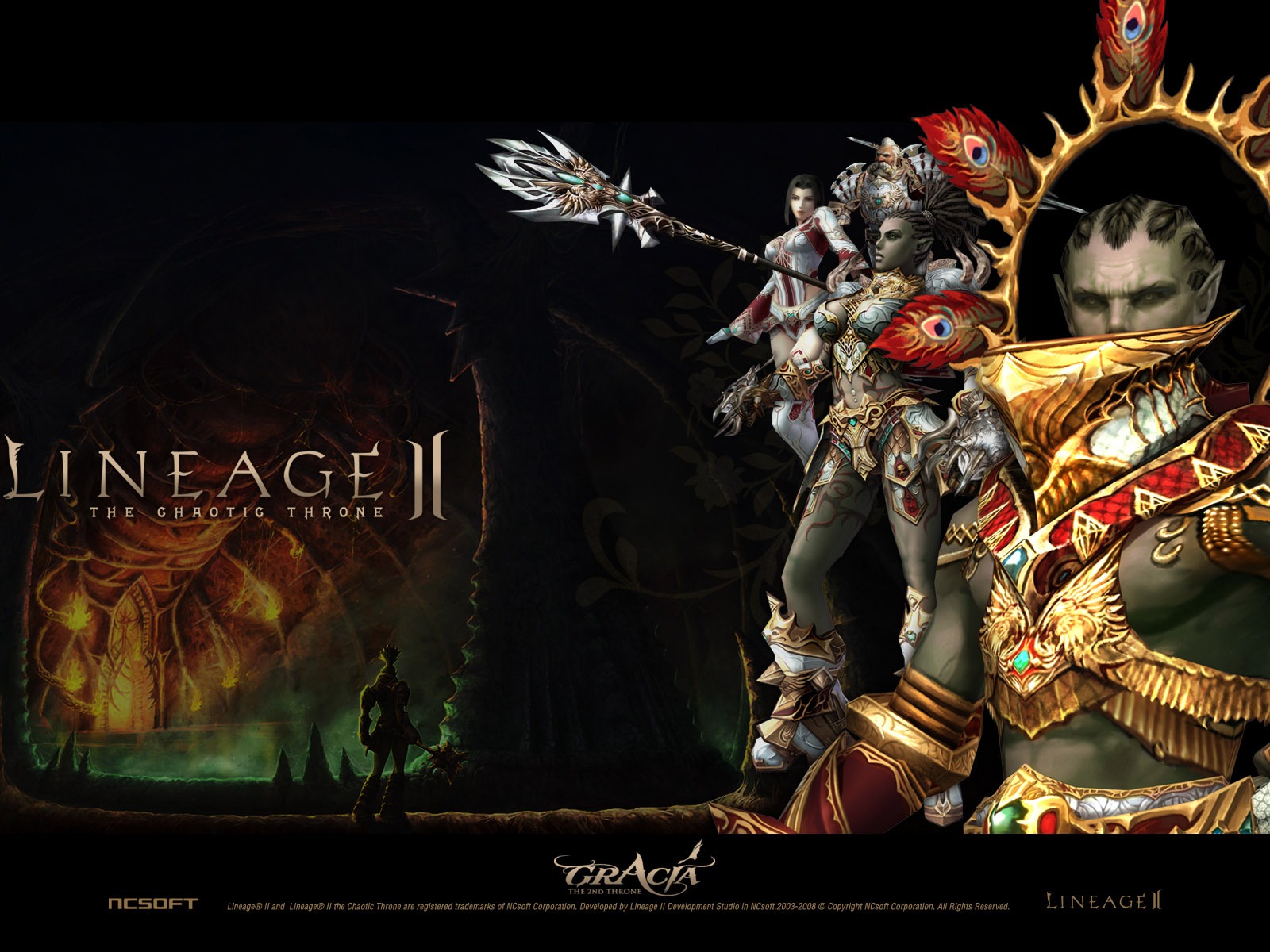 LINEAGE Ⅱ Modellierung HD-Gaming-Wallpaper #2 - 1600x1200