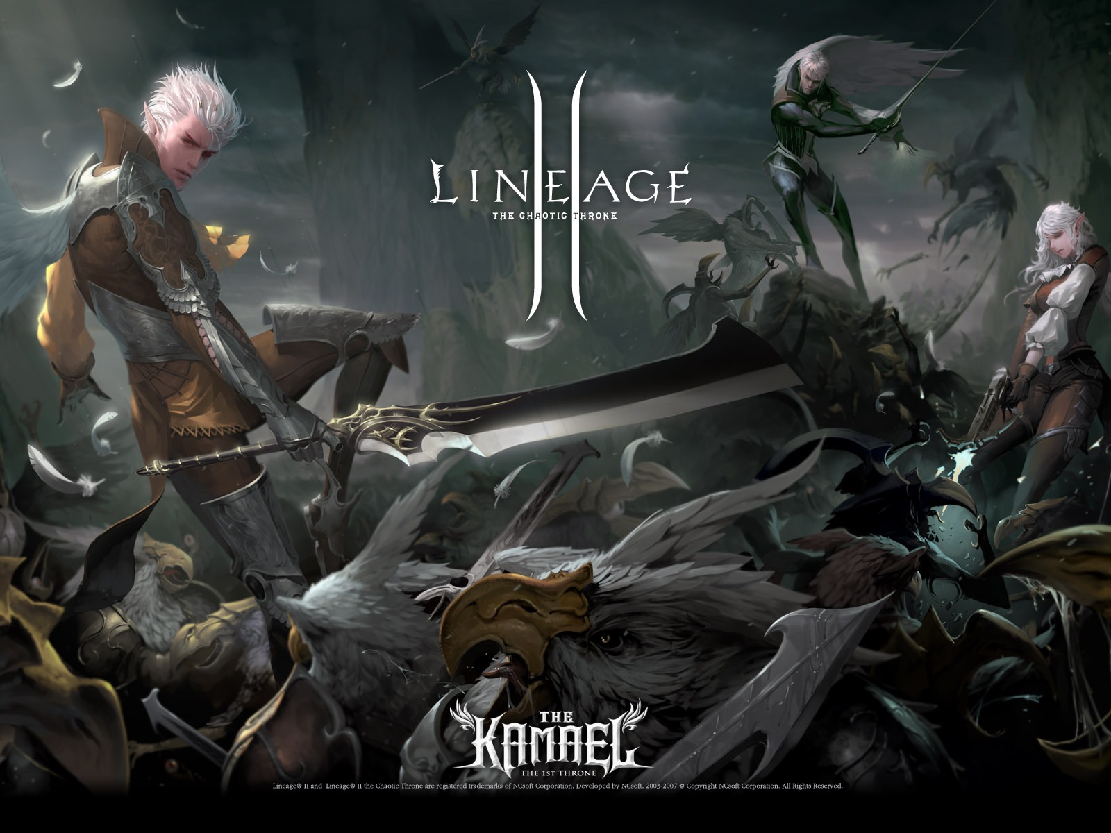 LINEAGE Ⅱ 遊戲造型 高清壁紙 #6 - 1600x1200