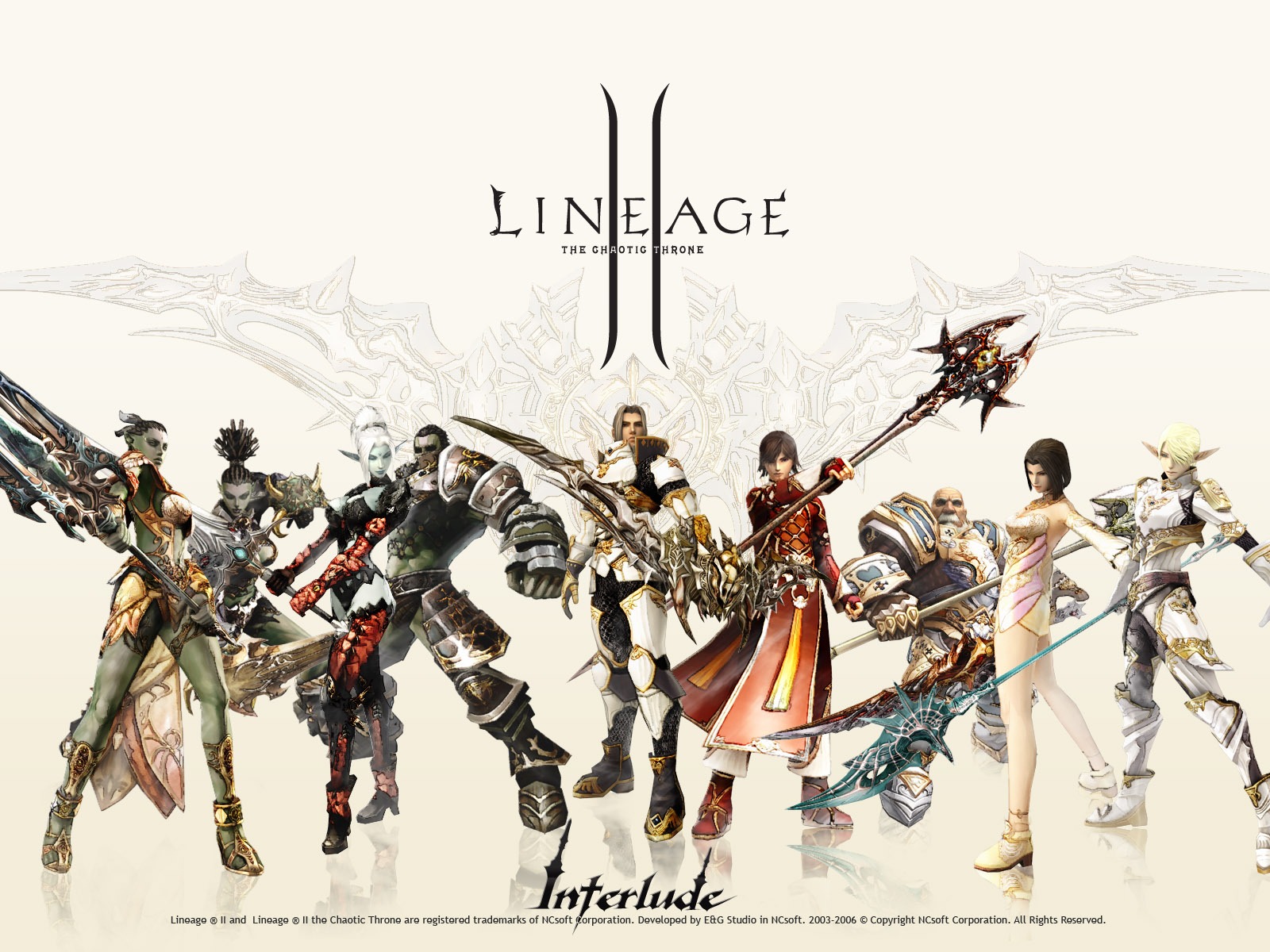LINEAGE Ⅱ 遊戲造型 高清壁紙 #8 - 1600x1200