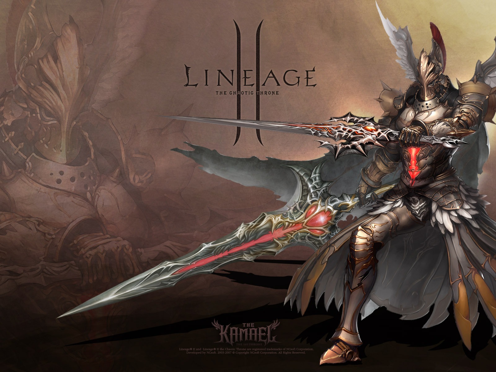 LINEAGE Ⅱ 遊戲造型 高清壁紙 #9 - 1600x1200
