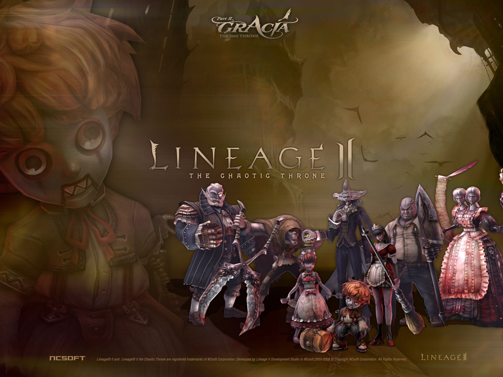 LINEAGE Ⅱ 遊戲造型 高清壁紙 #20 - 1600x1200