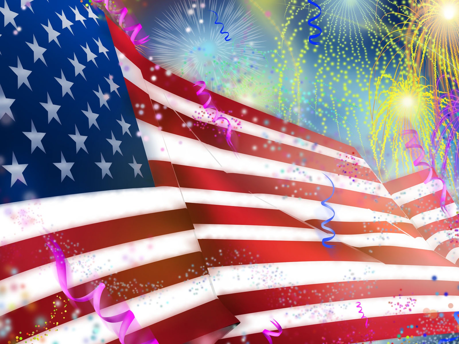 U.S. Independence Day theme wallpaper #30 - 1600x1200