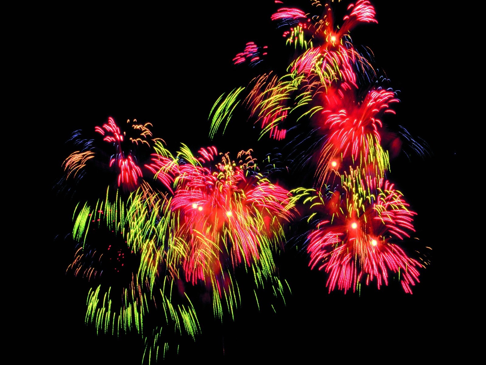 節慶煙花匯演壁紙 #6 - 1600x1200