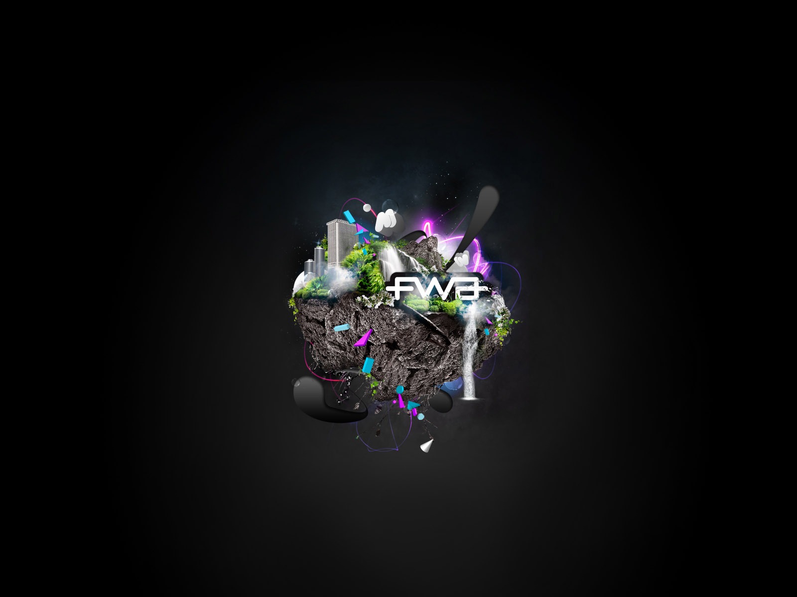 FWA黑色專輯壁紙 #27 - 1600x1200